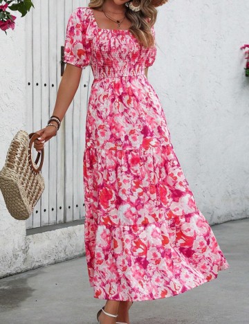 Rochie maxi Shein, mix culori
