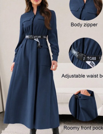 Rochie maxi Shein, albastru