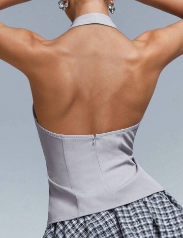 Top Shein, gri