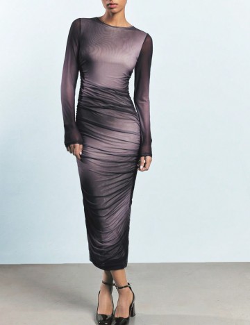 Rochie maxi Shein, mix culori