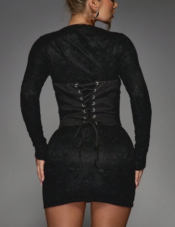 Set rochie și corset Missguided by Shein, negru