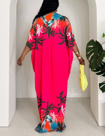 Rochie maxi Shein, mix culori