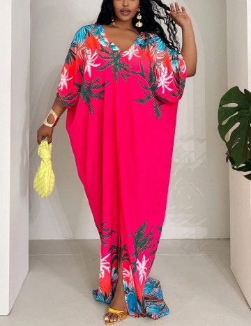 Rochie maxi Shein, mix culori