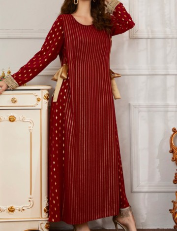 Rochie maxi Shein, mix culori