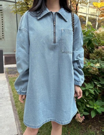 Rochie de blugi DAZY by Shein, albastru