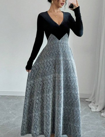 Rochie maxi Shein, mix culori