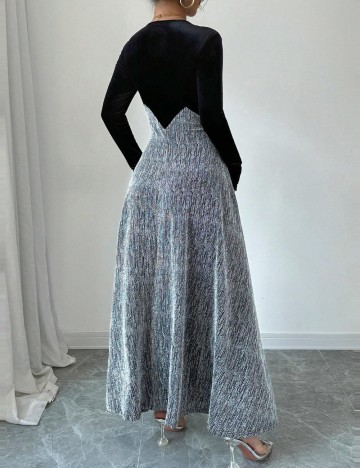 Rochie maxi Shein, mix culori