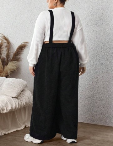 Salopetă lungă Shein Curve+, negru