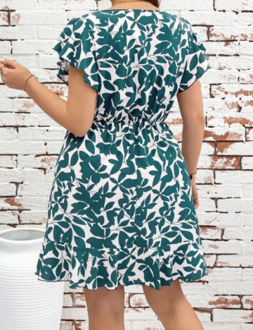 Rochie mini Shein Curve+, mix culori