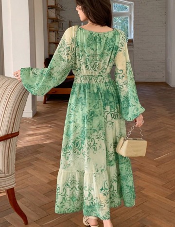 Rochie maxi Shein, verde