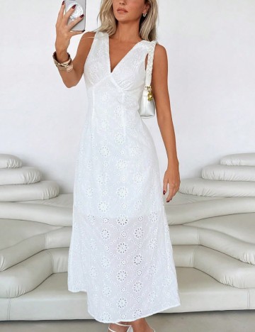 Rochie midi Shein, alb