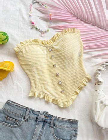 Top Shein, galben