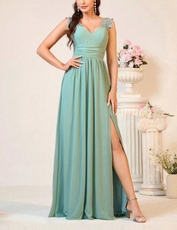 Rochie de ocazie Shein, verde