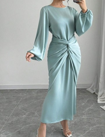 Rochie midi Shein, verde