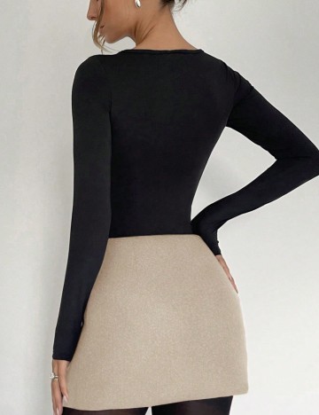 Fustă Pantalon Shein, bej