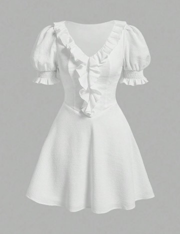 Rochie mini Shein, alb