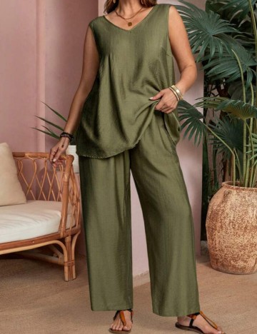 Compleu Shein Curve+, verde