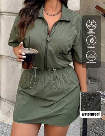 Compleu Shein Curve+, verde
