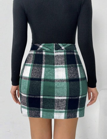 Fustă mini Shein, mix culori