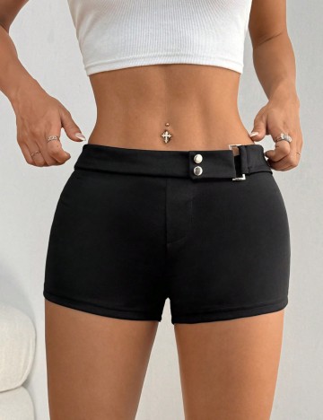Pantaloni scurți Shein, negru