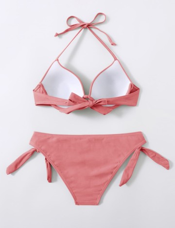 Costum de baie Shein, roz corai