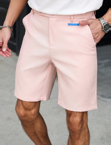 Pantaloni scurți MANFINITY by Shein, roz