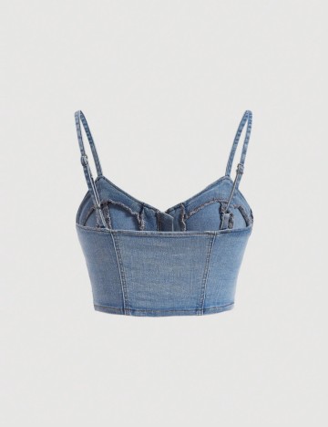 Top Shein, albastru