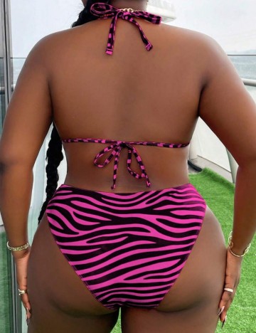 Costum de baie Shein Curve+, mix culori
