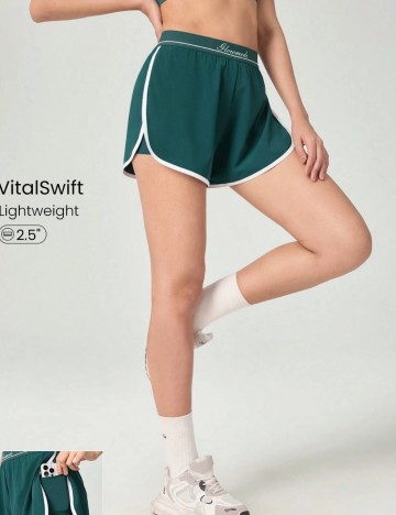 Pantaloni scurți Shein, verde