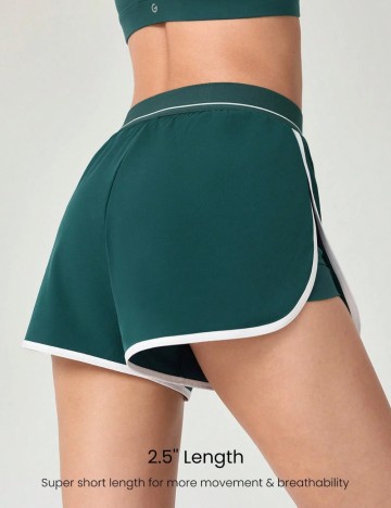 Pantaloni scurți Shein, verde