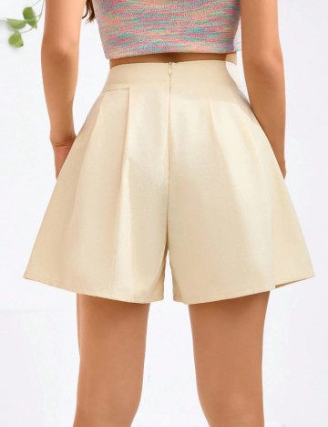 Pantaloni scurți Shein, crem