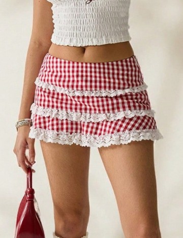 Fustă mini Shein, mix culori