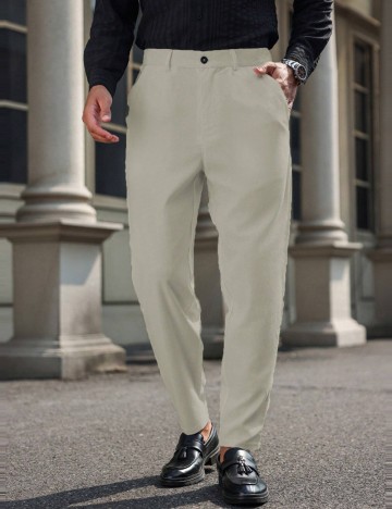 Pantaloni MANFINITY by Shein, kaki