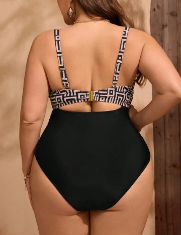 Costum de baie întreg Shein Curve+, mix culori