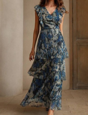 Rochie maxi Shein, mix culori