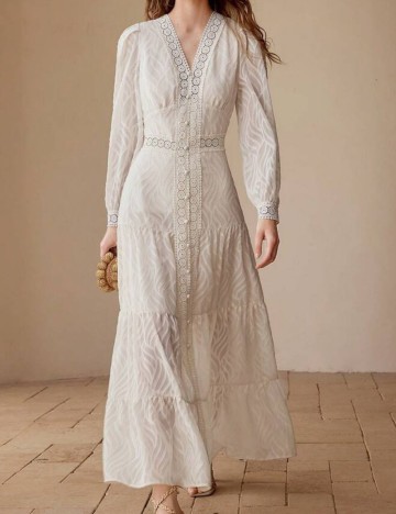Rochie maxi MOTF by Shein, crem