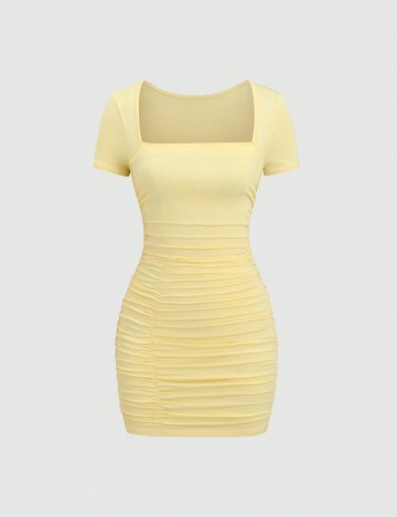 Rochie mini Shein, galben