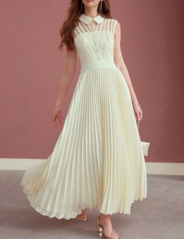 Rochie maxi MOTF by Shein, crem