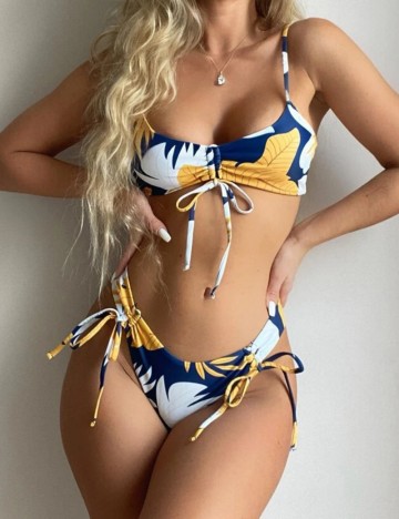 Costum de baie Shein, mix culori