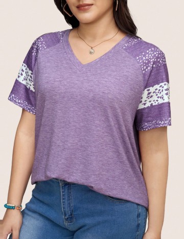 Tricou Shein Curve+, mix culori