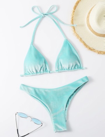 Costum de baie Shein, albastru