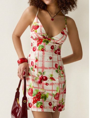 Rochie midi Shein, mix culori
