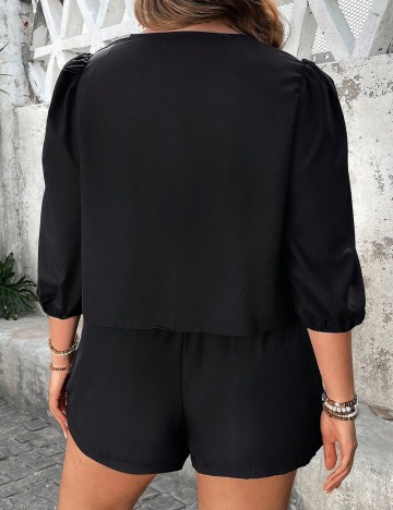 Compleu Shein Curve+, negru