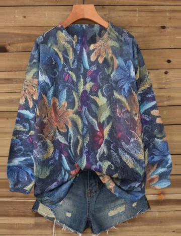Bluză Shein Curve+, mix culori