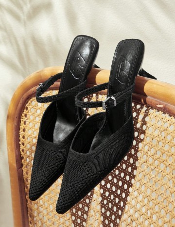 Pantofi cu toc Shein, negru