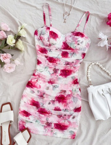 Rochie mini Shein, mix culori