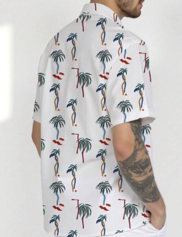 Cămașă cu m&acirc;necă scurtă Shein, mix culori