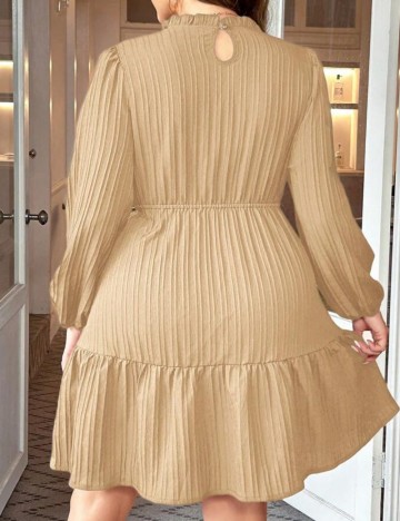 Rochie mini Shein Curve+, kaki