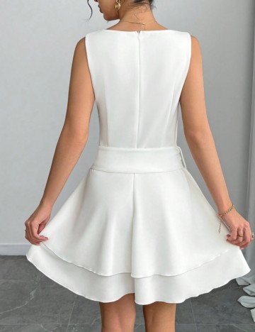 Rochie mini Sheilay, alb