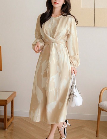Rochie midi Shein, mix culori